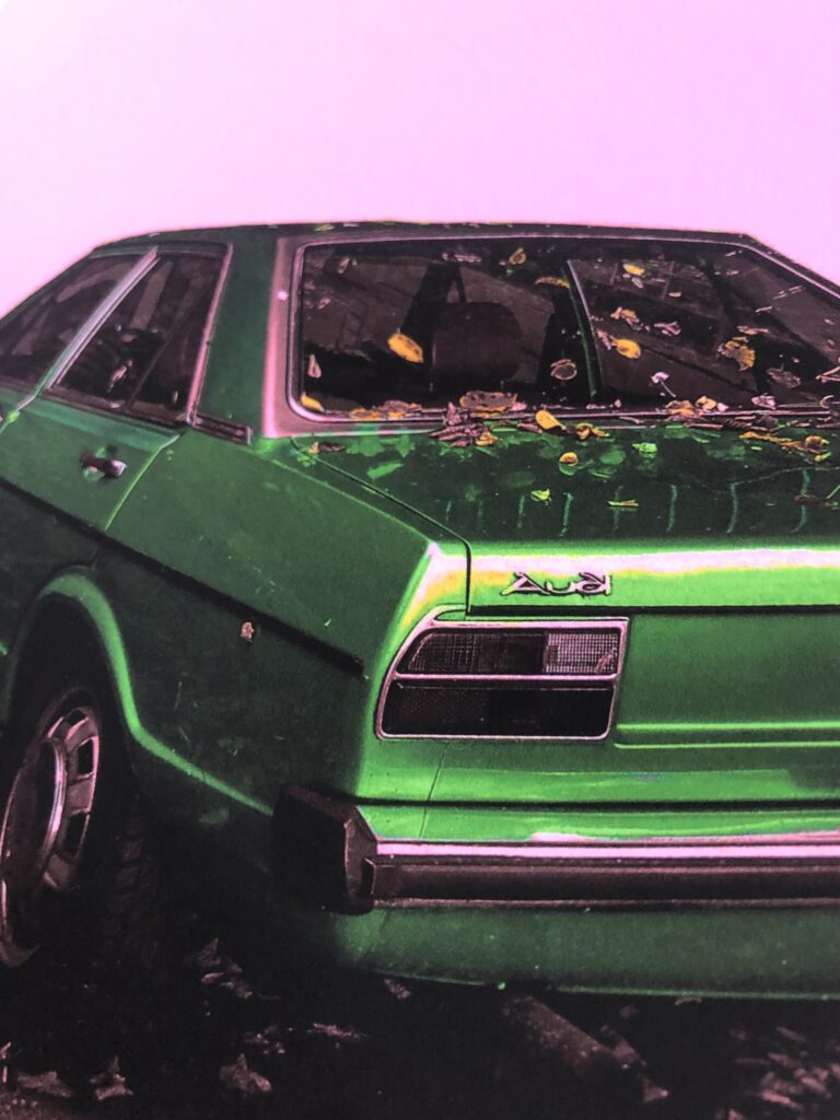 Green Car - Artist: @biljan.atomic